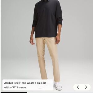 Men’s Lululemon Cream Pants - size 36/32